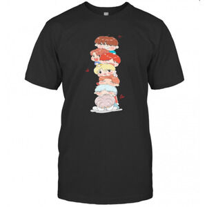 Bts Band Members Chibi Hearts T-Shirt